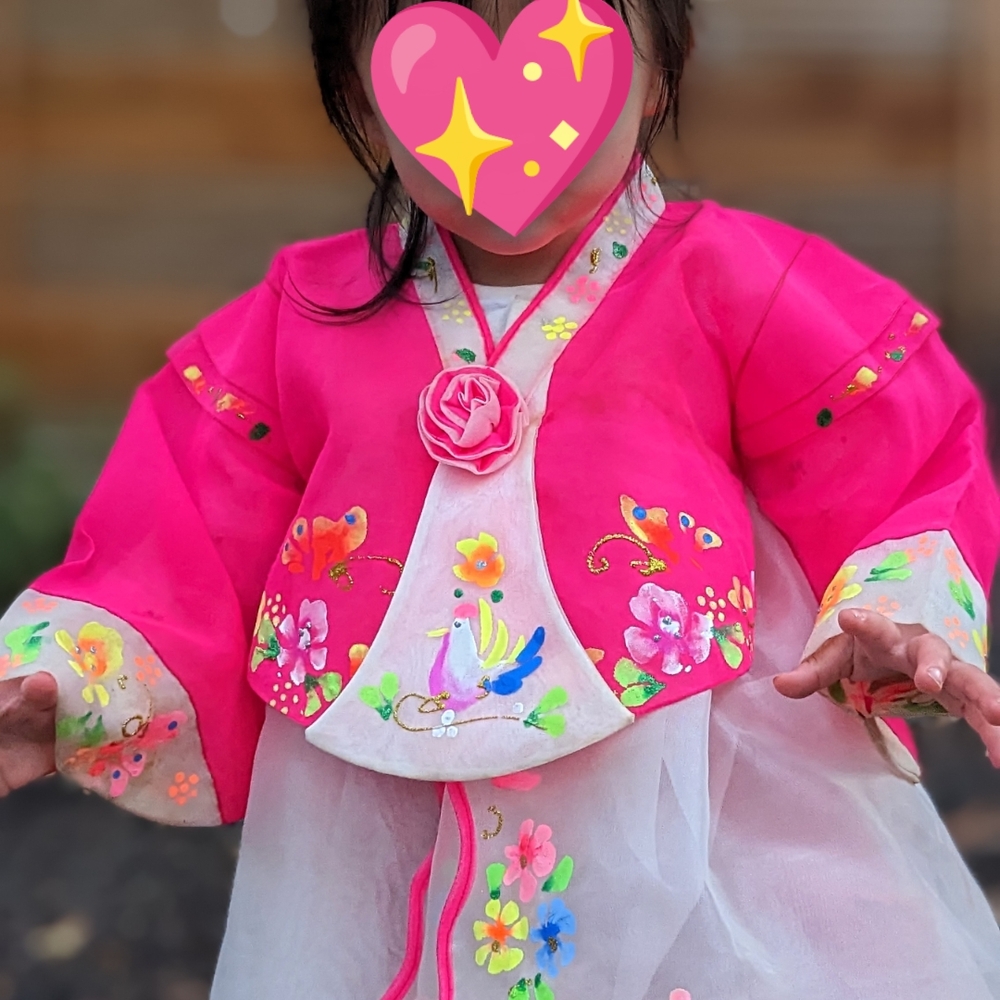 Hanbok Toddler Dress Girl - Picture 8 of 8